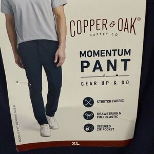 Copper Oak Men's Navy Stretch Pants